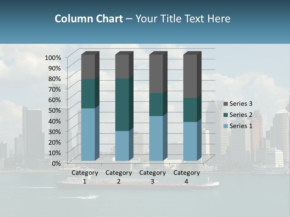 A Large Boat In A Large Body Of Water PowerPoint Template