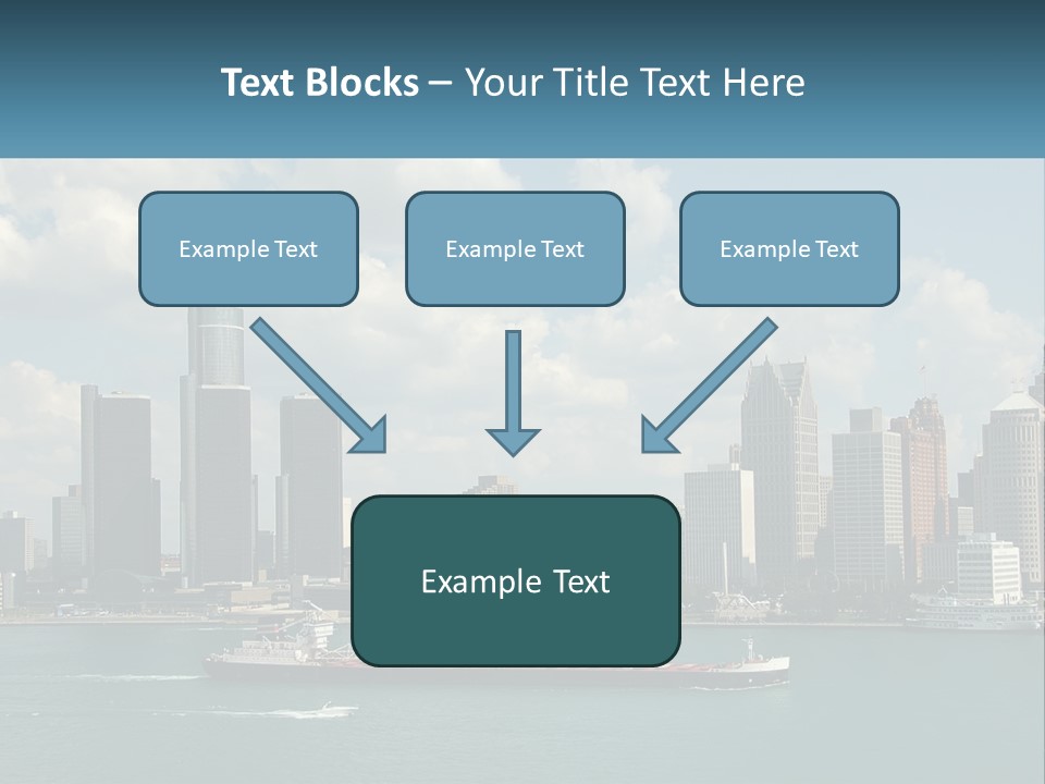 A Large Boat In A Large Body Of Water PowerPoint Template