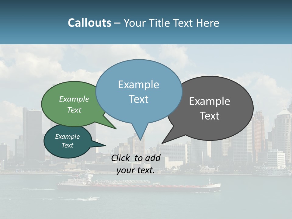 A Large Boat In A Large Body Of Water PowerPoint Template