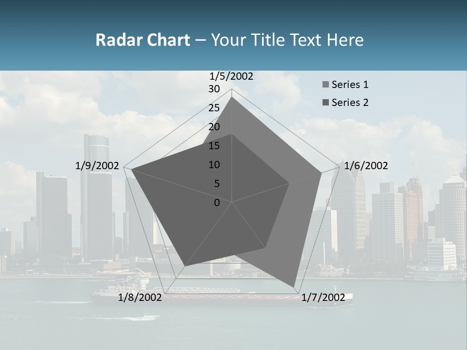 A Large Boat In A Large Body Of Water PowerPoint Template
