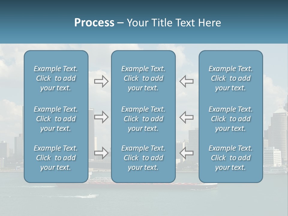 A Large Boat In A Large Body Of Water PowerPoint Template