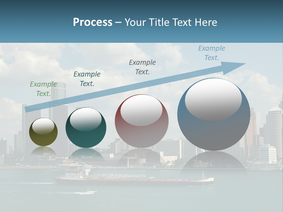 A Large Boat In A Large Body Of Water PowerPoint Template