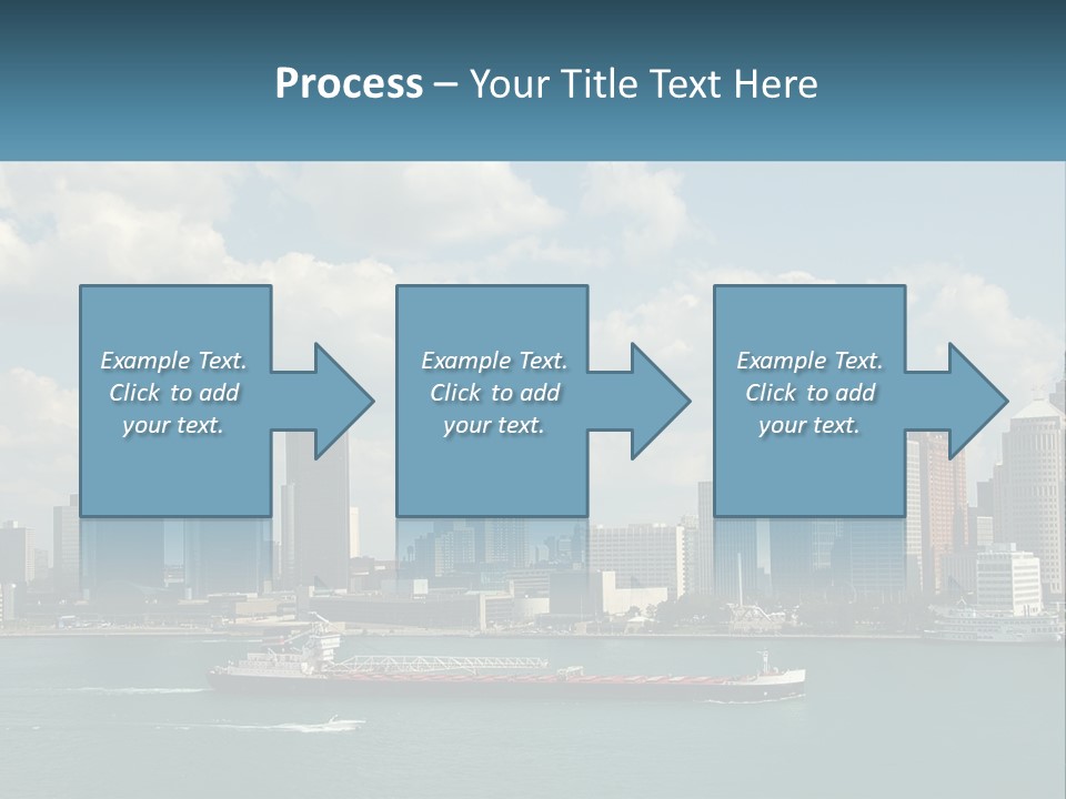 A Large Boat In A Large Body Of Water PowerPoint Template