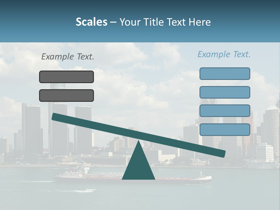 A Large Boat In A Large Body Of Water PowerPoint Template