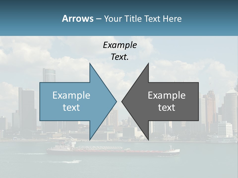 A Large Boat In A Large Body Of Water PowerPoint Template