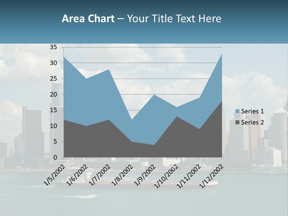 A Large Boat In A Large Body Of Water PowerPoint Template