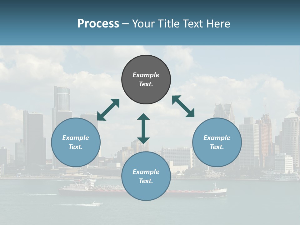 A Large Boat In A Large Body Of Water PowerPoint Template