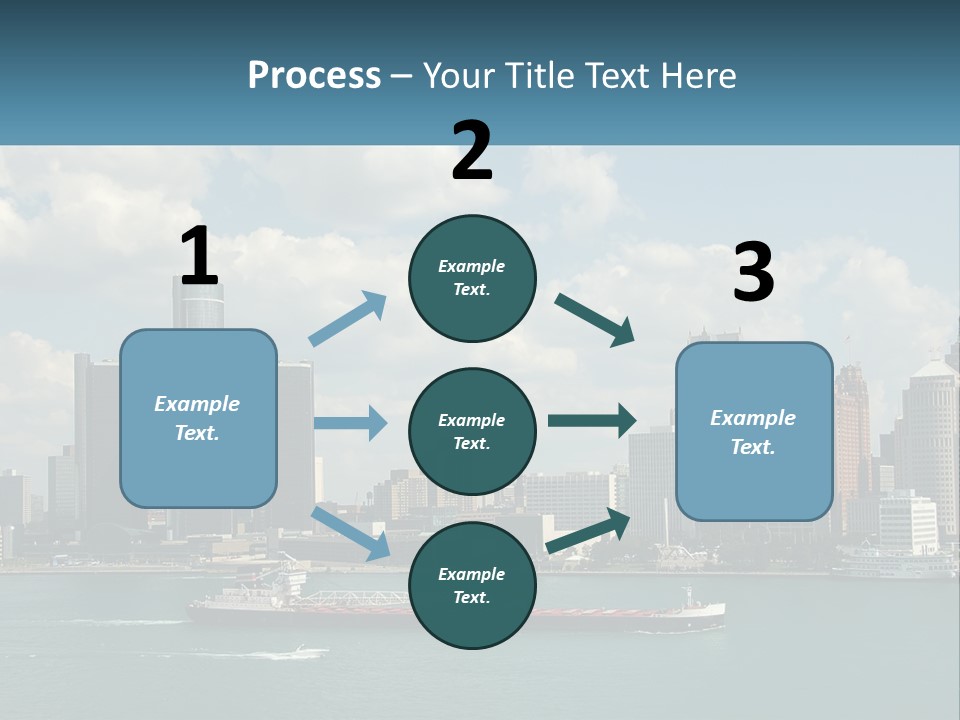 A Large Boat In A Large Body Of Water PowerPoint Template