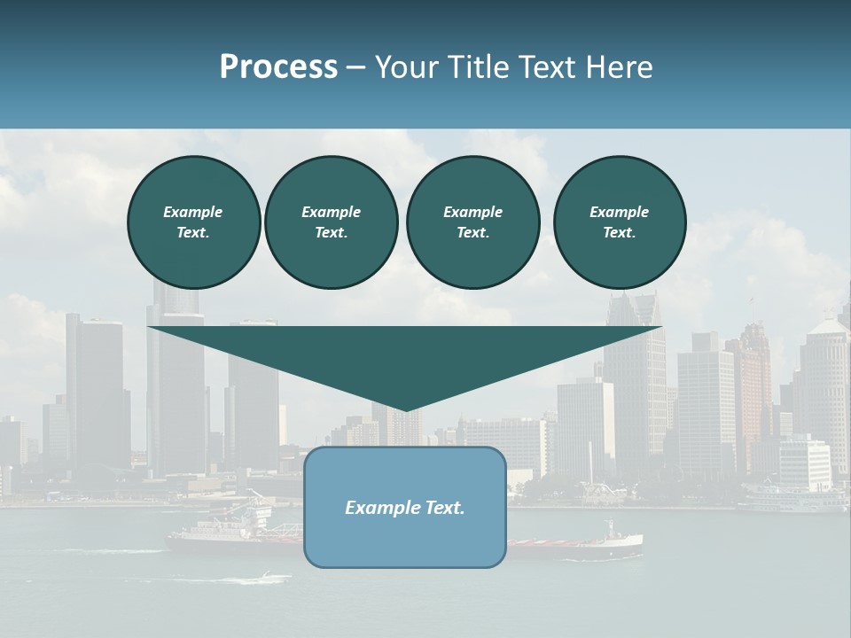 A Large Boat In A Large Body Of Water PowerPoint Template