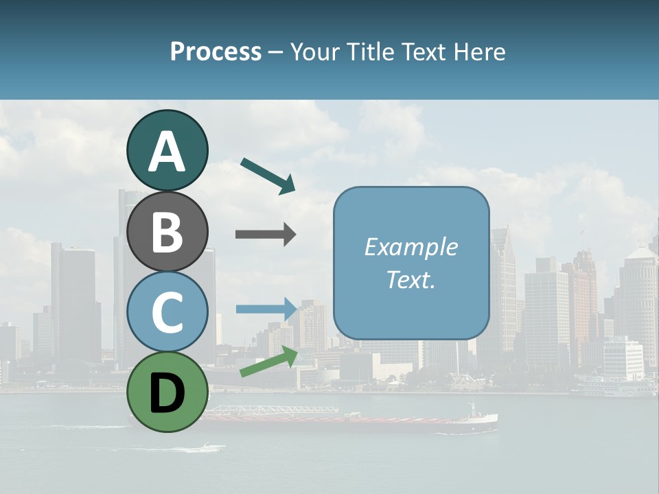 A Large Boat In A Large Body Of Water PowerPoint Template