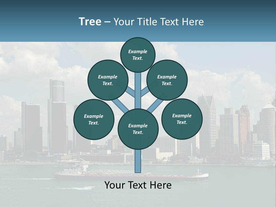 A Large Boat In A Large Body Of Water PowerPoint Template