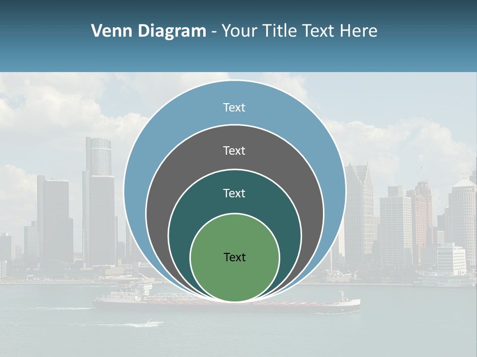 A Large Boat In A Large Body Of Water PowerPoint Template