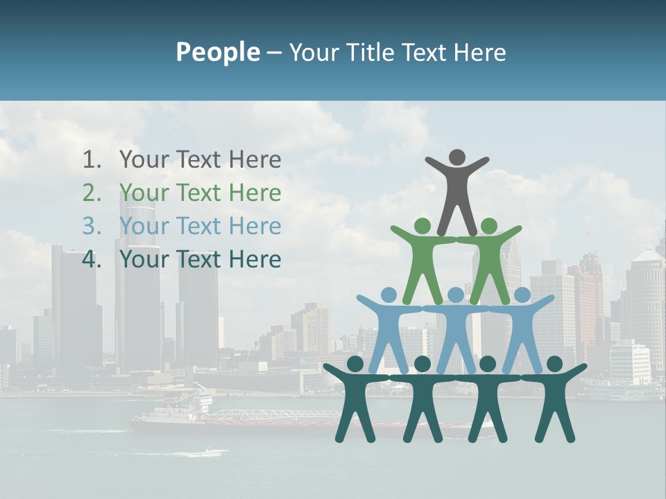 A Large Boat In A Large Body Of Water PowerPoint Template