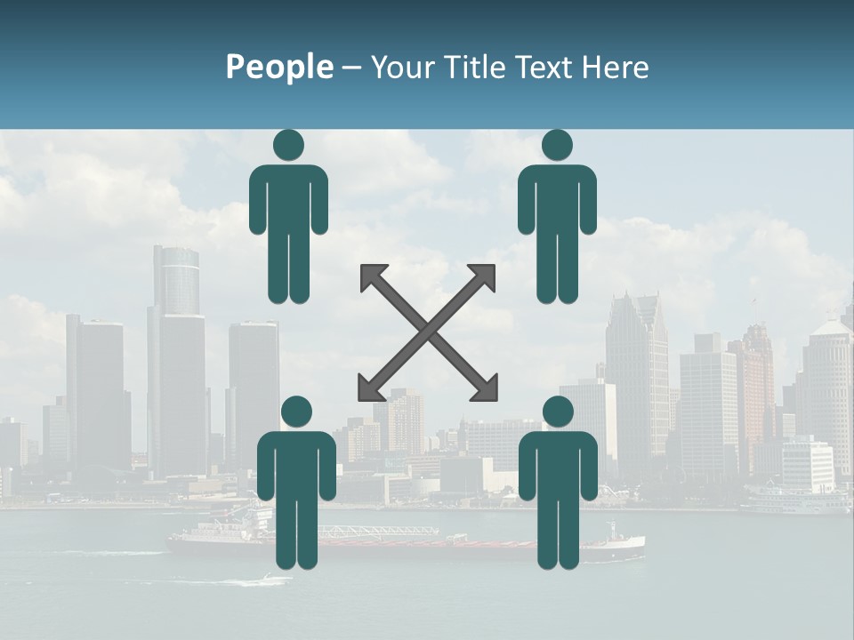 A Large Boat In A Large Body Of Water PowerPoint Template