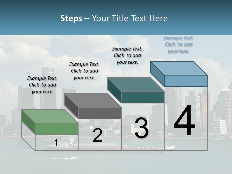 A Large Boat In A Large Body Of Water PowerPoint Template