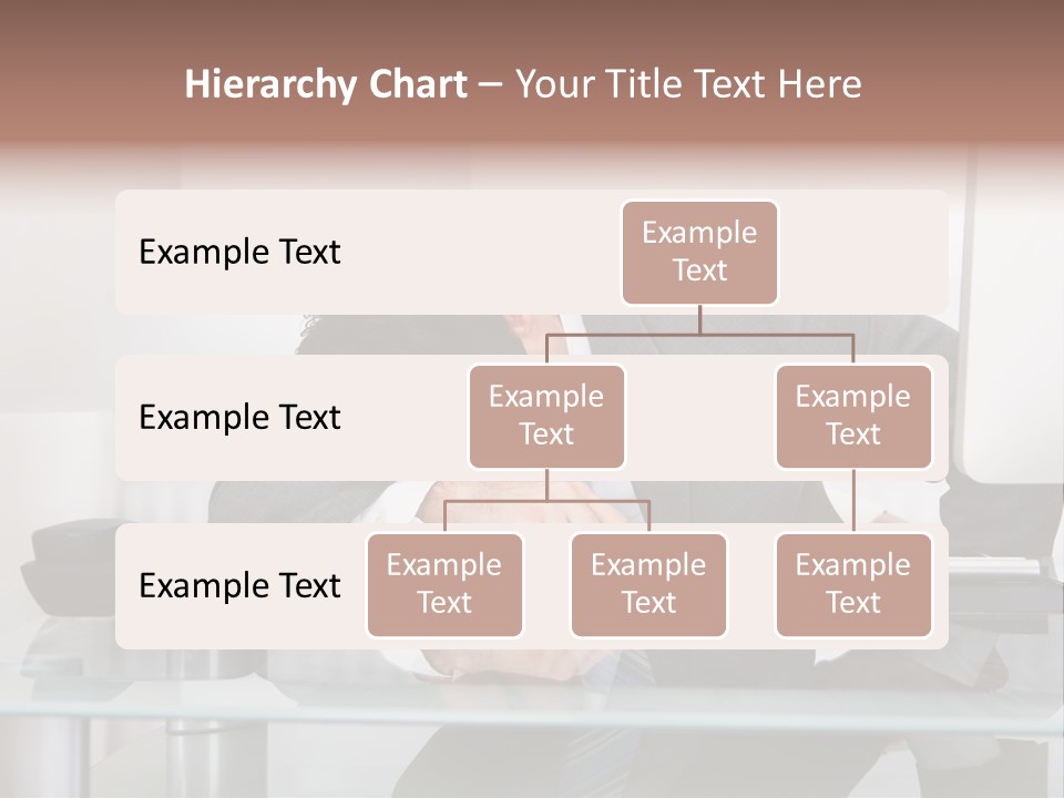 A Man In A Suit Sleeping On A Desk PowerPoint Template