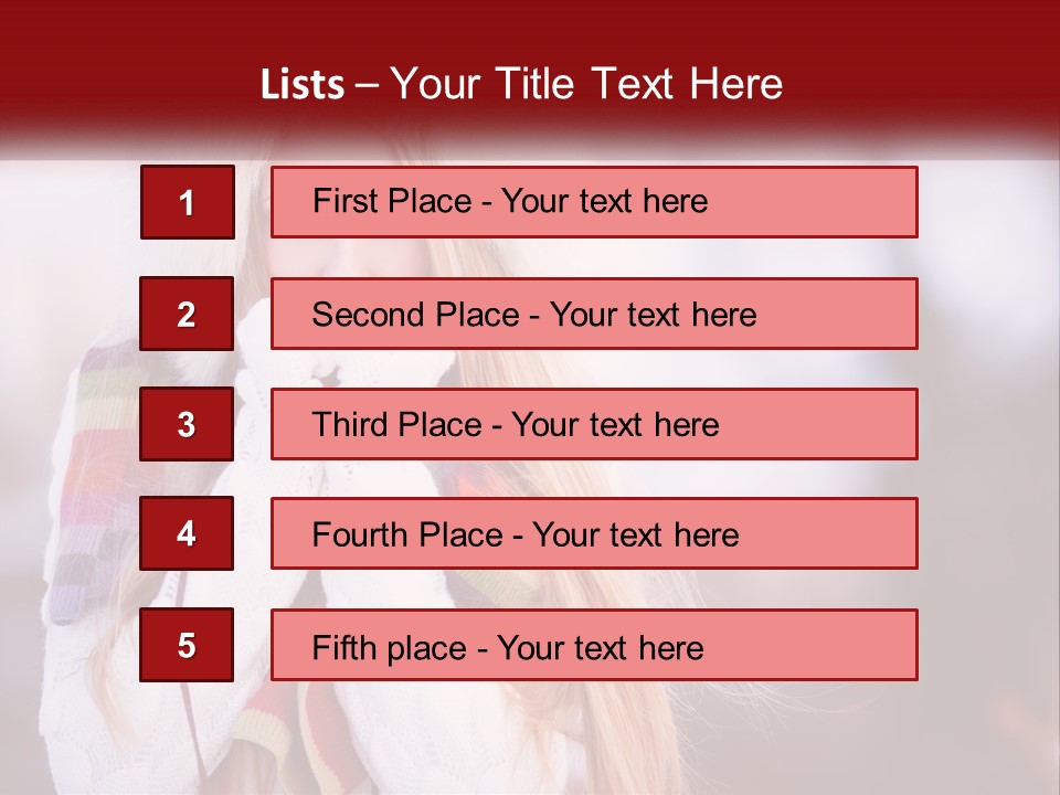 A Woman Wearing A Hat And Gloves With Her Hands In Her Mouth PowerPoint Template