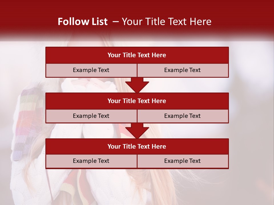 A Woman Wearing A Hat And Gloves With Her Hands In Her Mouth PowerPoint Template