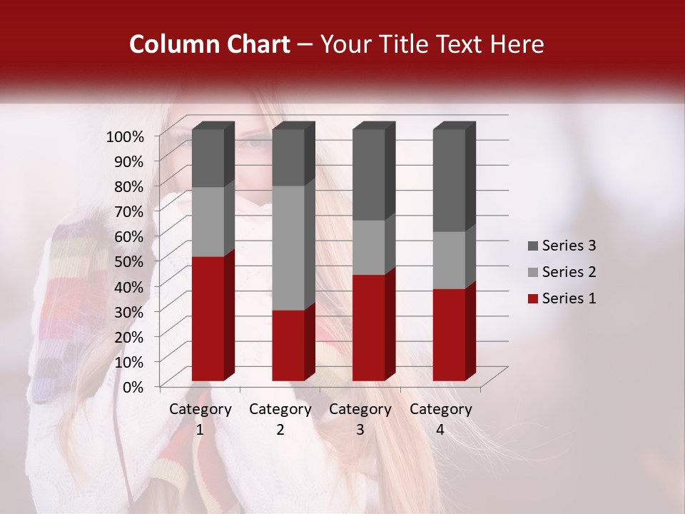 A Woman Wearing A Hat And Gloves With Her Hands In Her Mouth PowerPoint Template
