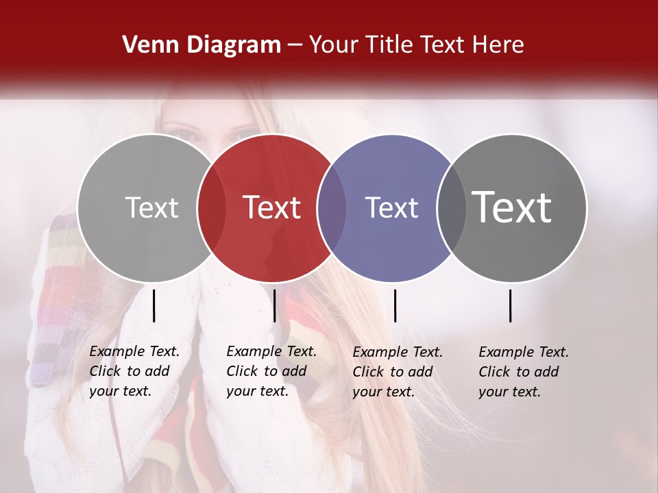 A Woman Wearing A Hat And Gloves With Her Hands In Her Mouth PowerPoint Template