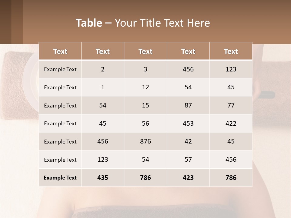 A Woman Getting A Facial Mask On Her Face PowerPoint Template
