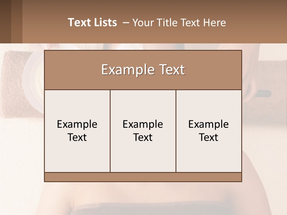 A Woman Getting A Facial Mask On Her Face PowerPoint Template