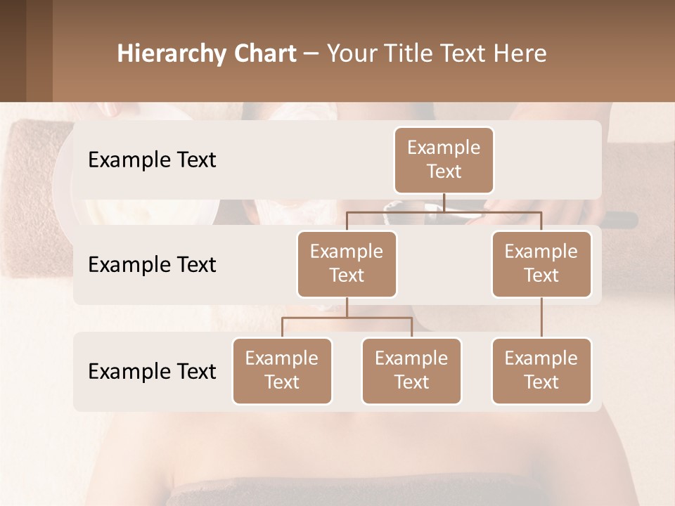 A Woman Getting A Facial Mask On Her Face PowerPoint Template