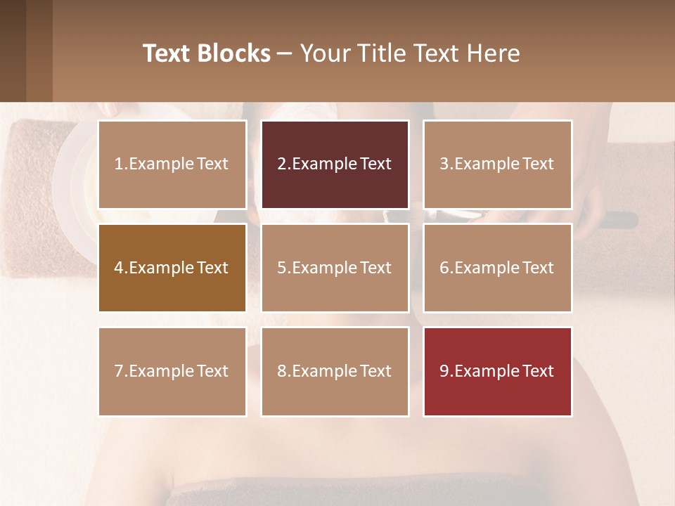 A Woman Getting A Facial Mask On Her Face PowerPoint Template