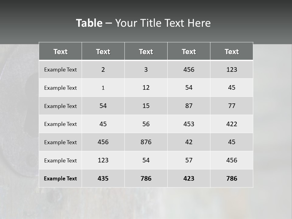 A Metal Door With A Key On It PowerPoint Template