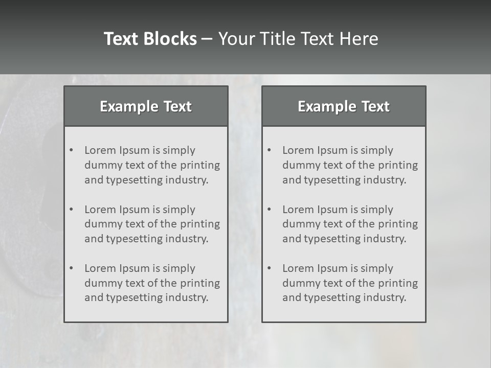 A Metal Door With A Key On It PowerPoint Template