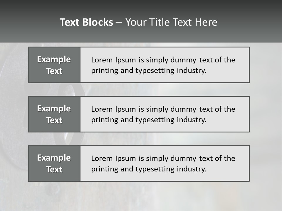 A Metal Door With A Key On It PowerPoint Template