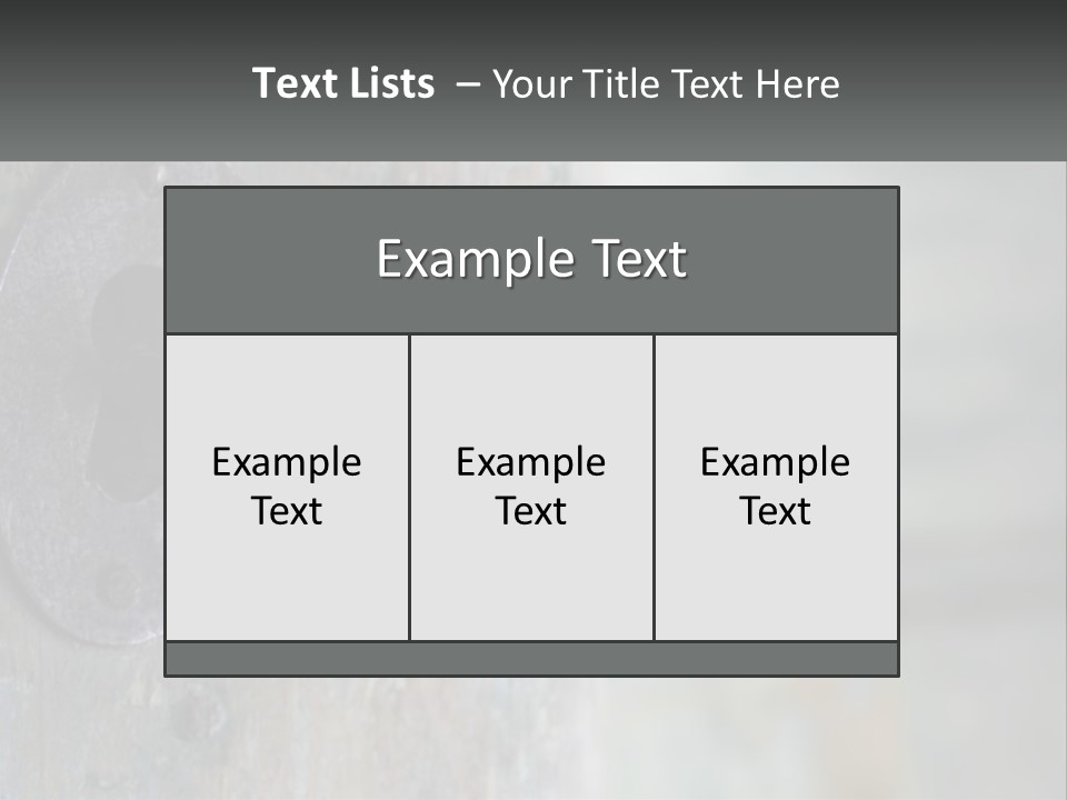 A Metal Door With A Key On It PowerPoint Template