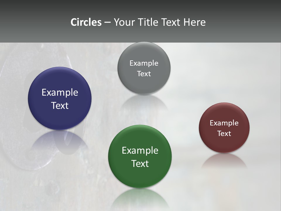 A Metal Door With A Key On It PowerPoint Template