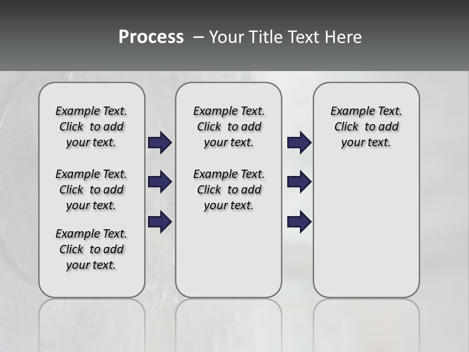 A Metal Door With A Key On It PowerPoint Template