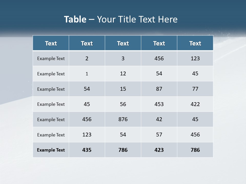 A Person Skiing Down A Snow Covered Slope PowerPoint Template
