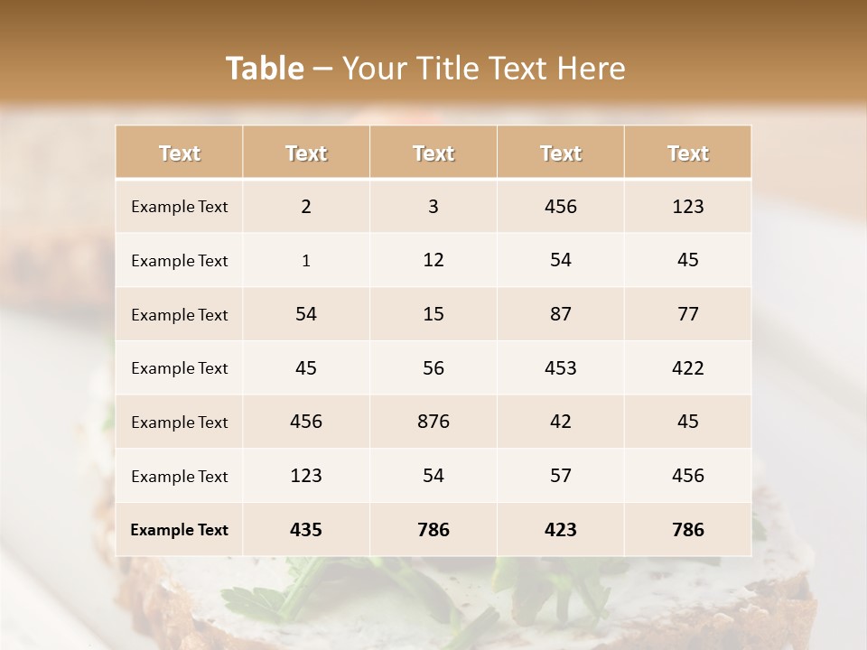A Piece Of Bread With A Piece Of Salmon On Top Of It PowerPoint Template