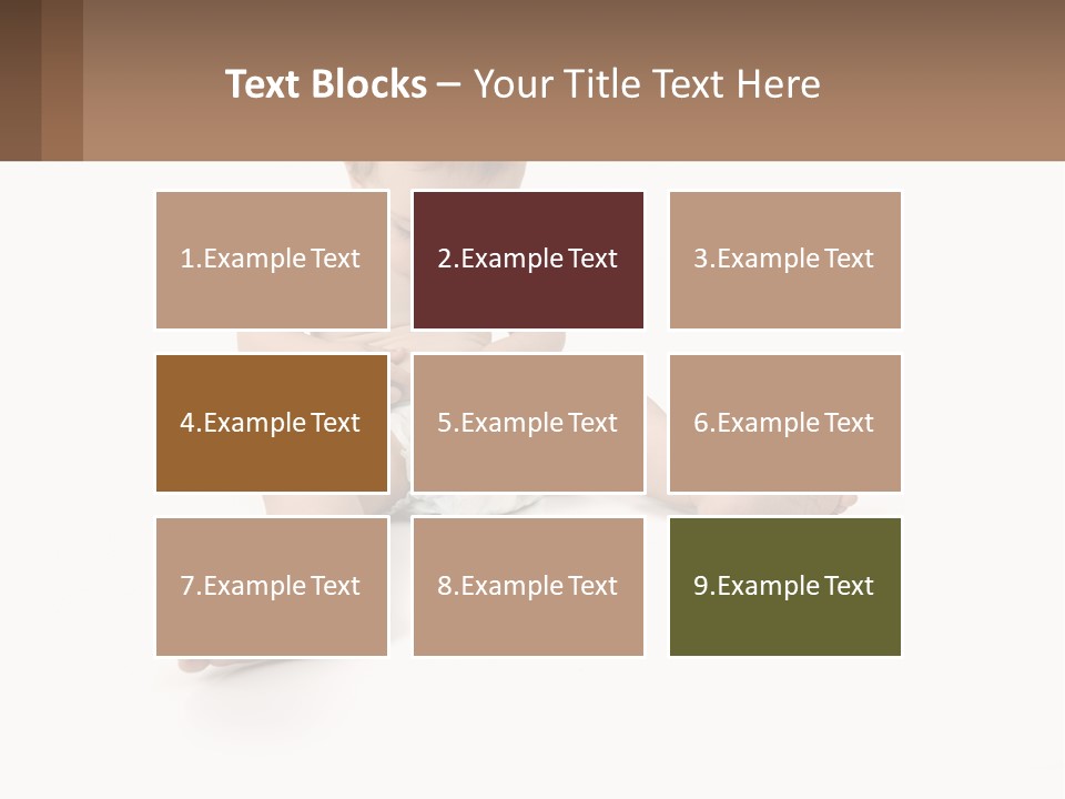 A Baby Sitting On The Ground With A Diaper PowerPoint Template