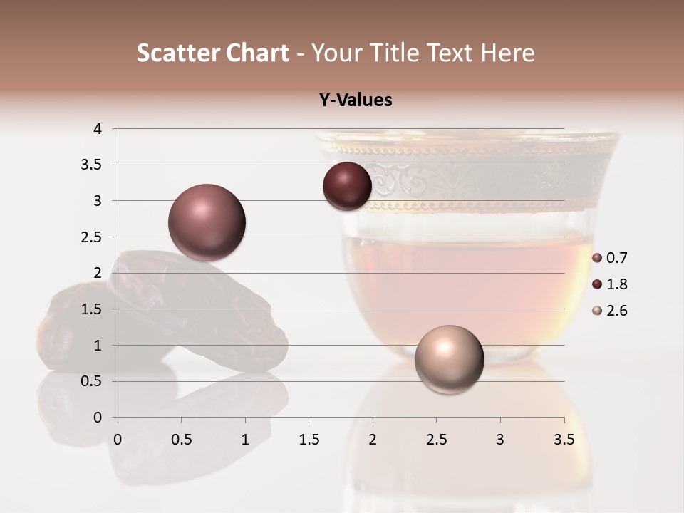 A Cup Of Tea Next To A Bowl Of Raisins PowerPoint Template