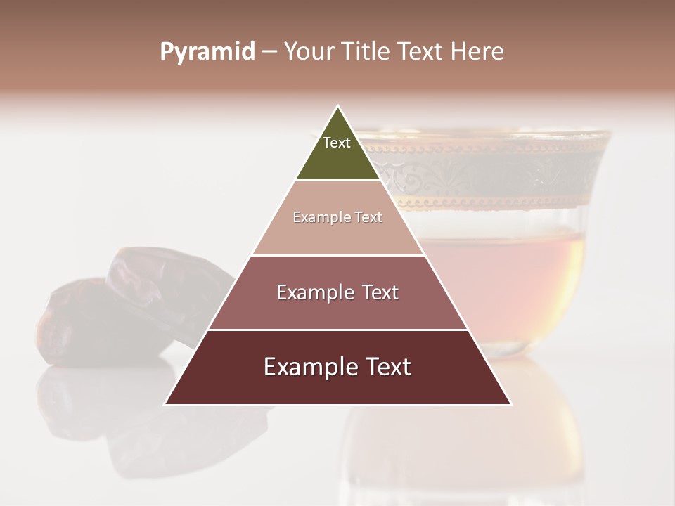 A Cup Of Tea Next To A Bowl Of Raisins PowerPoint Template