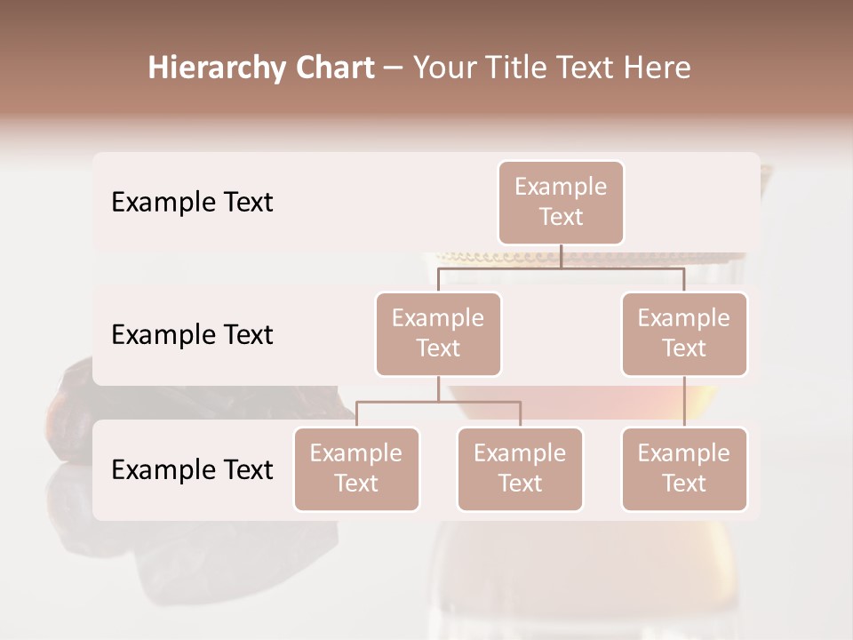 A Cup Of Tea Next To A Bowl Of Raisins PowerPoint Template