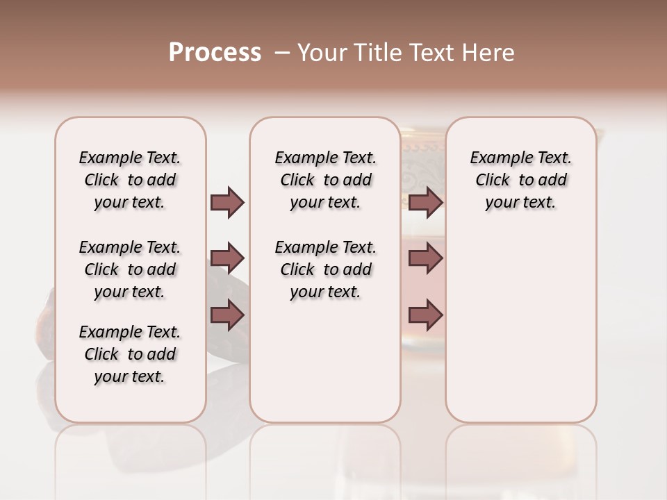 A Cup Of Tea Next To A Bowl Of Raisins PowerPoint Template
