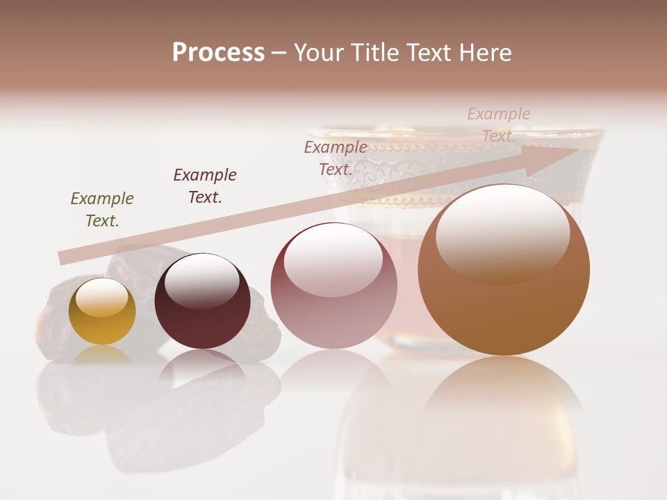 A Cup Of Tea Next To A Bowl Of Raisins PowerPoint Template