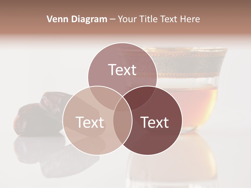 A Cup Of Tea Next To A Bowl Of Raisins PowerPoint Template