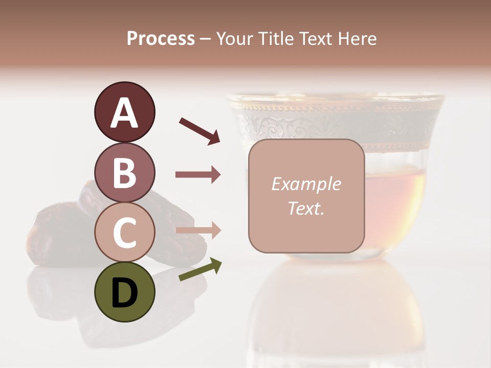 A Cup Of Tea Next To A Bowl Of Raisins PowerPoint Template