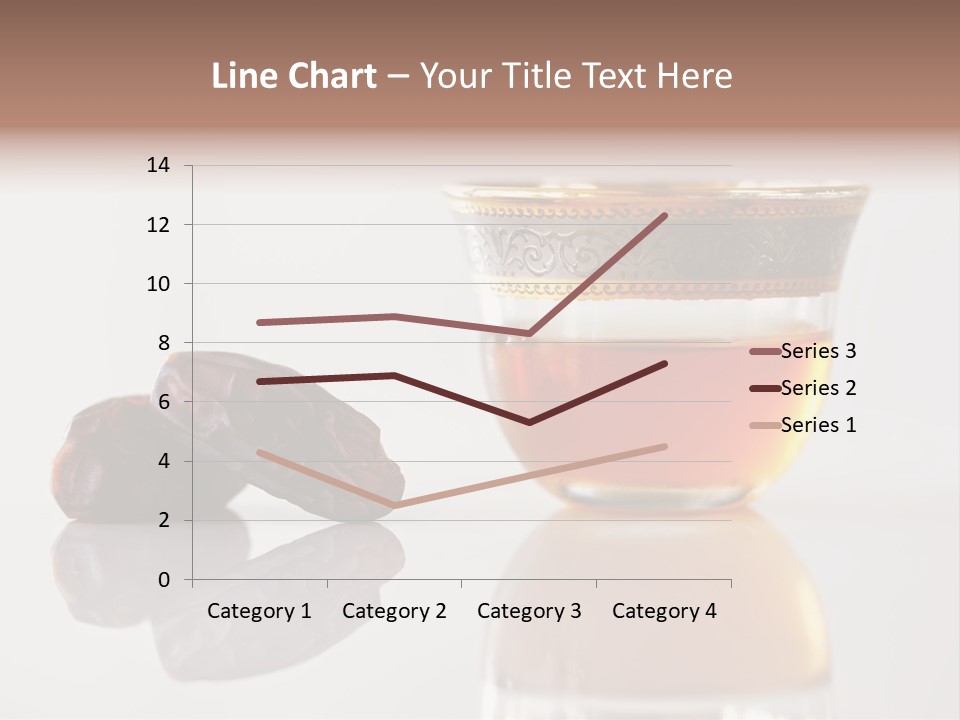 A Cup Of Tea Next To A Bowl Of Raisins PowerPoint Template