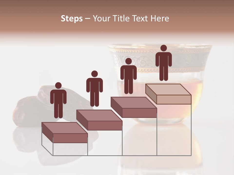 A Cup Of Tea Next To A Bowl Of Raisins PowerPoint Template