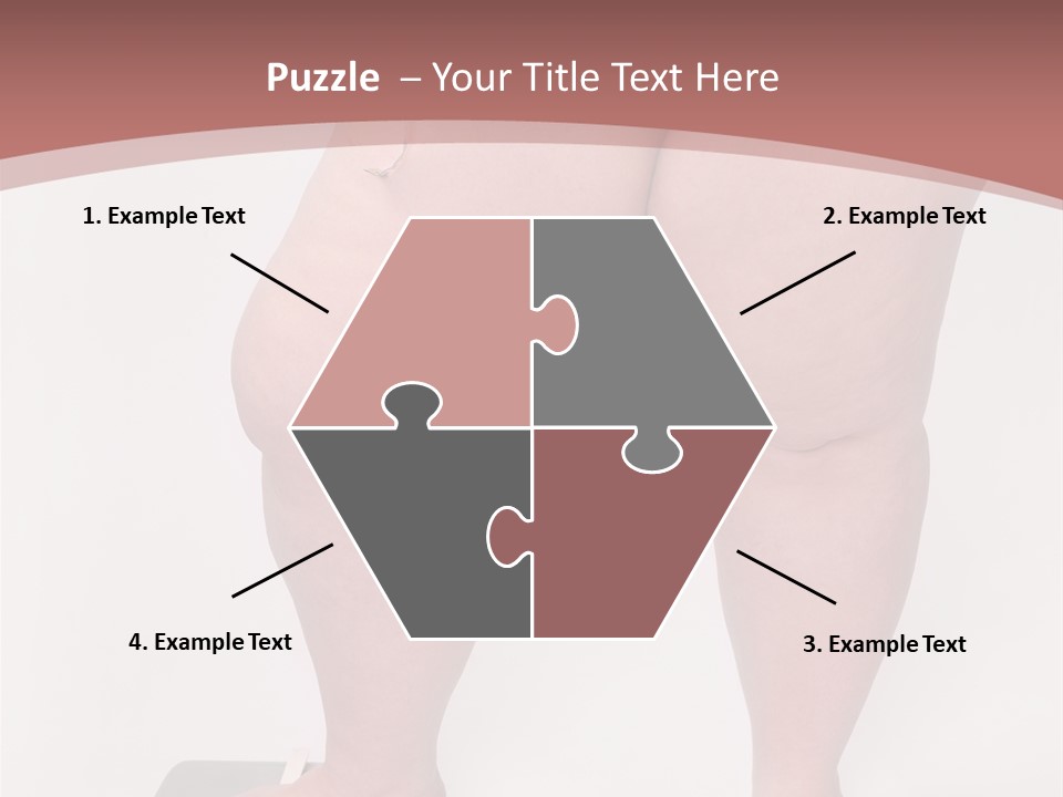 A Fat Woman Standing On Top Of A Scale PowerPoint Template