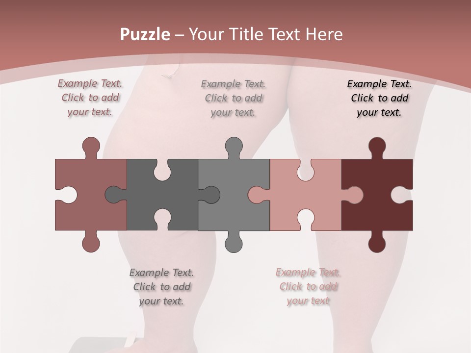 A Fat Woman Standing On Top Of A Scale PowerPoint Template