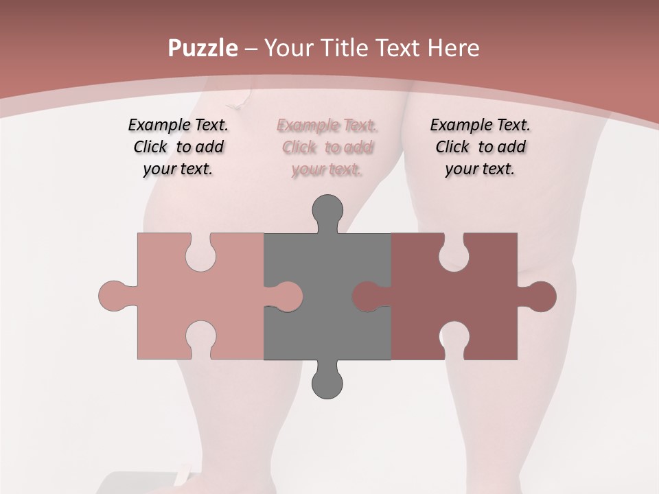 A Fat Woman Standing On Top Of A Scale PowerPoint Template