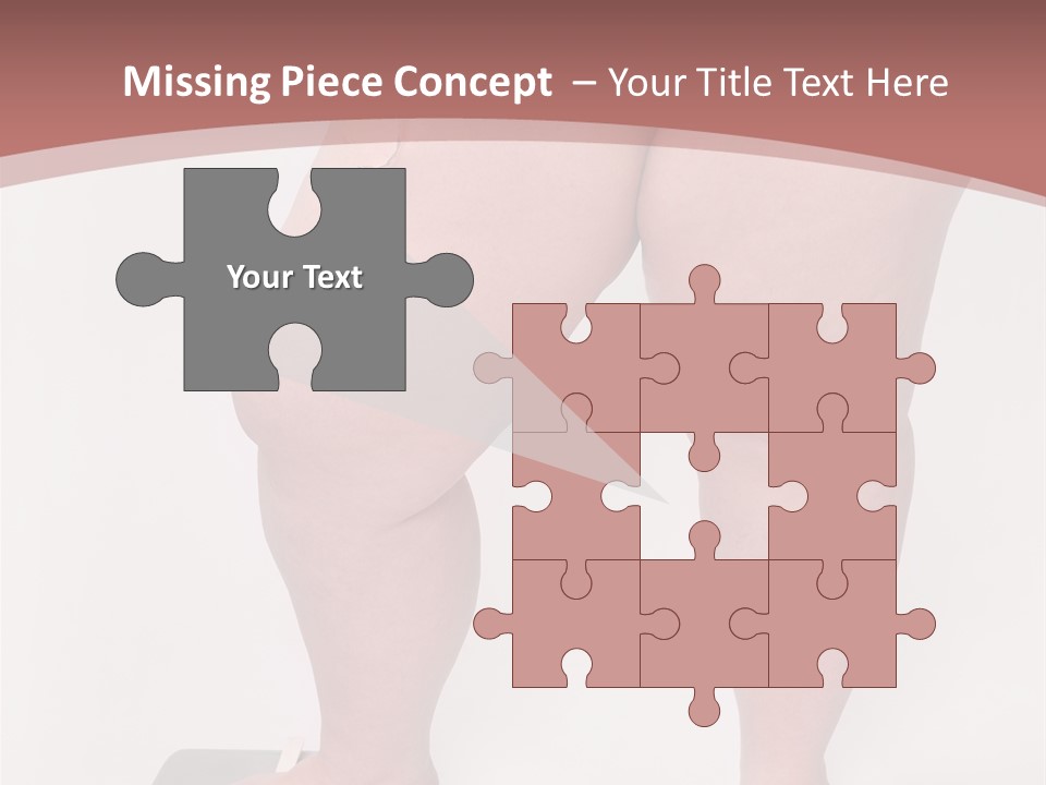 A Fat Woman Standing On Top Of A Scale PowerPoint Template